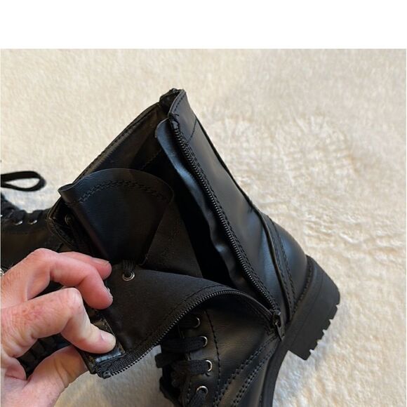 Arizona- AZ Jones Pewter Combat Boots - Picture 12 of 12